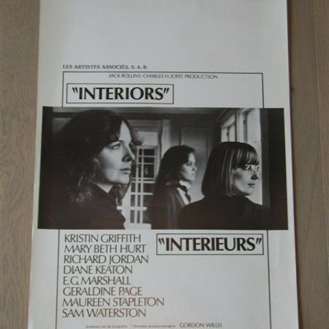 'Interiors' Belgian affichette